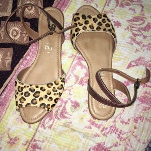 Seychelles cheetah sandals